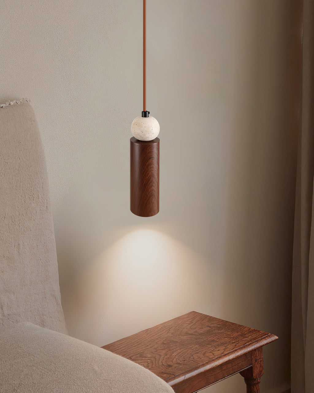 Somira Travertine Pendant Lamp — product view 14