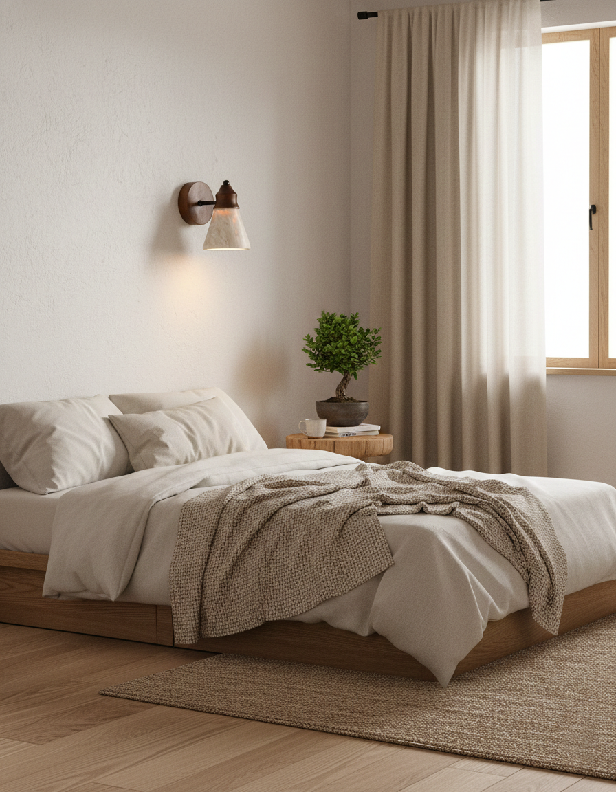 Travine Travertine Wall Lamp — product view 9