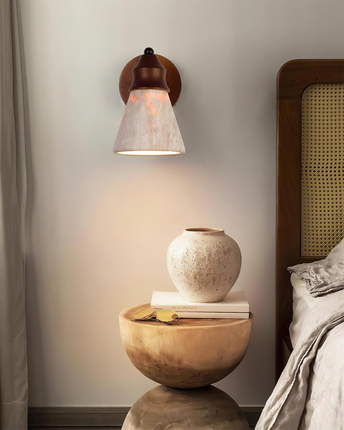 Travine Travertine Wall Lamp — product view 12