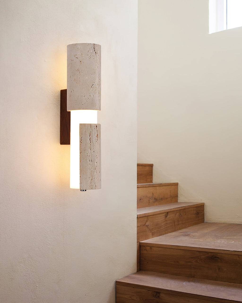 Tolira Travertine Wall Lamp — product view 2
