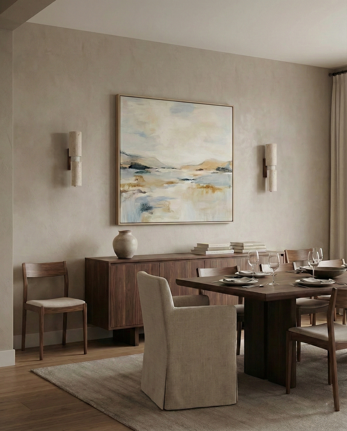 Tolira Travertine Wall Lamp — product view 7