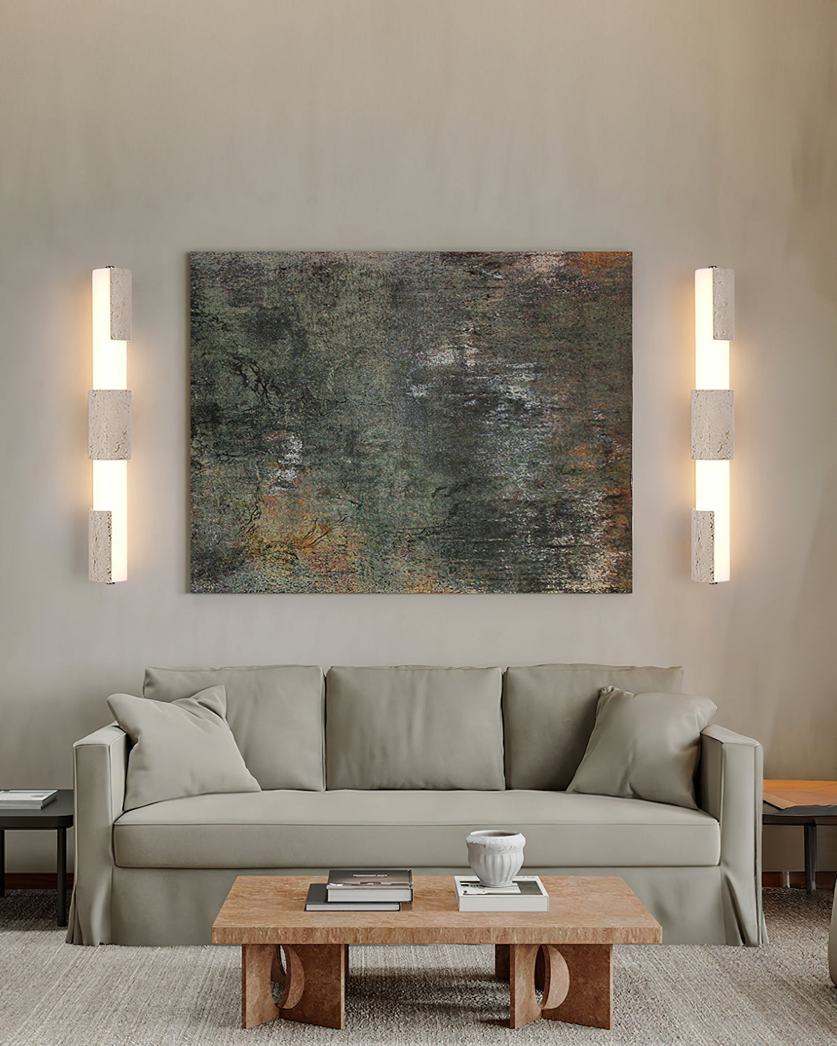 Tolira Travertine Wall Lamp — product view 12