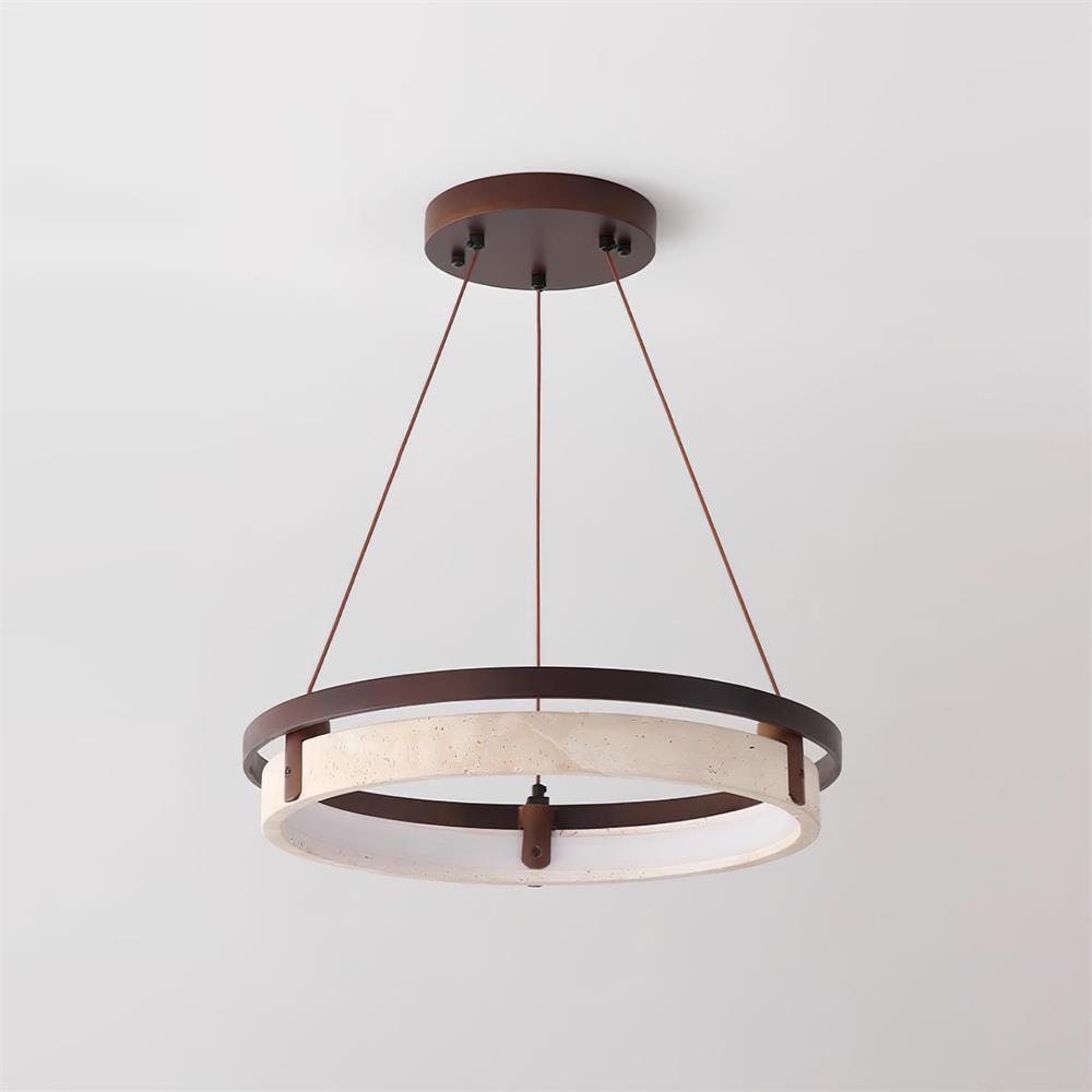 Selvino Travertine Chandelier — product view 22