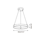 Eclora Travertine Chandelier — product view 5