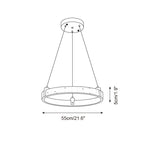 Eclora Travertine Chandelier — product view 8