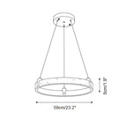 Eclora Travertine Chandelier — product view 9
