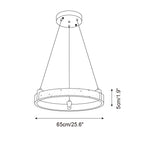 Eclora Travertine Chandelier — product view 10