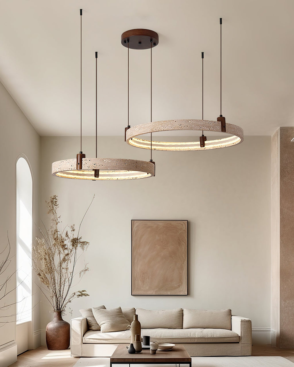 Eclora Travertine Chandelier — product view 26