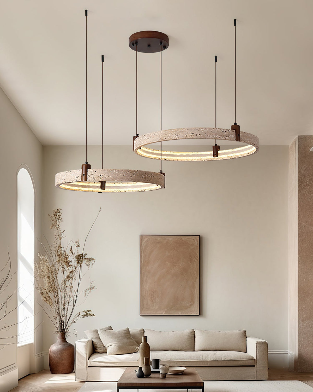 Eclora Travertine Chandelier — product view 26
