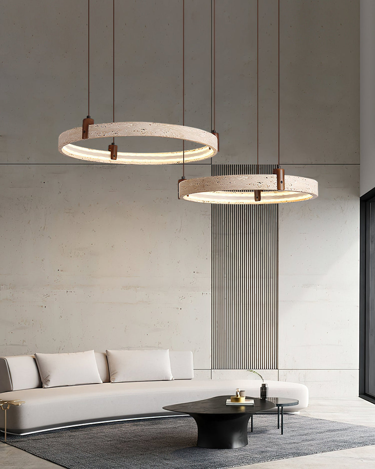 Eclora Travertine Chandelier — product view 28