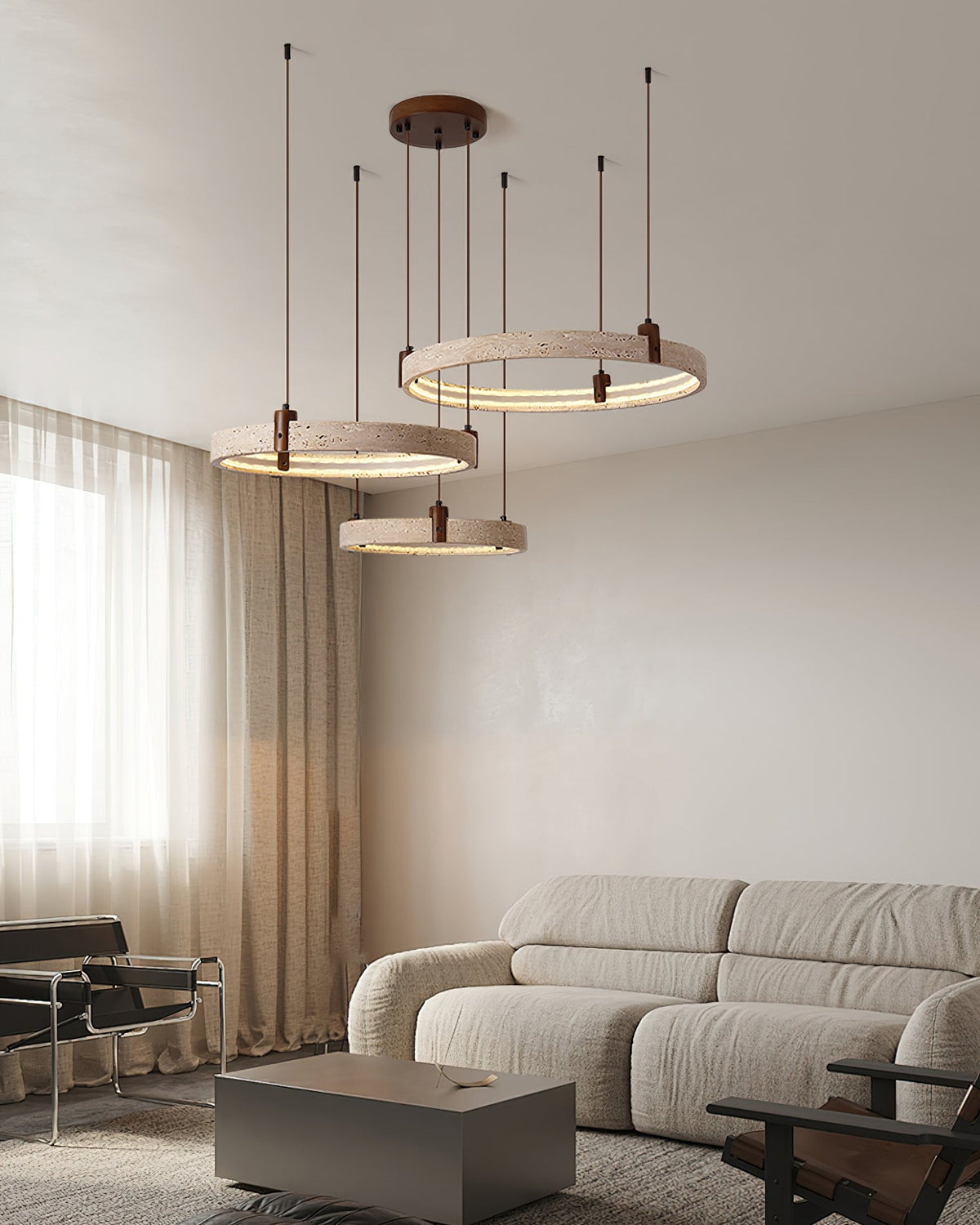 Eclora Travertine Chandelier — product view 34