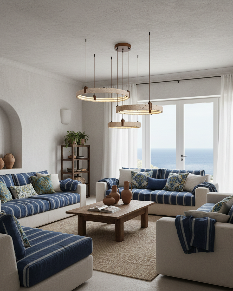 Eclora Travertine Chandelier — product view 41