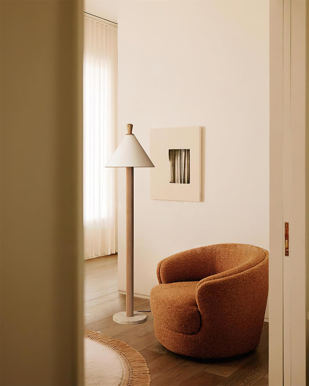 Takumi Travertine Floor Lamp — product view 6