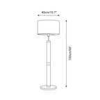 Castoro Travertine Floor Lamp — product view 5