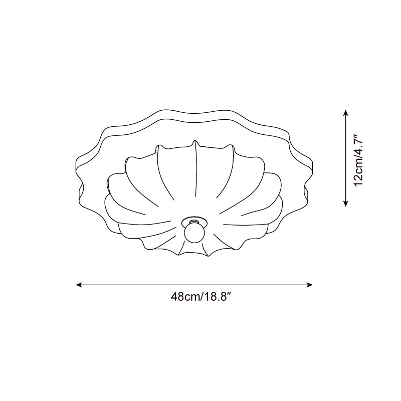 Florence Wood-Look LED Ceiling Light — product view 5