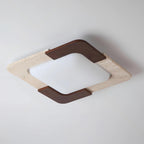Eclora Travertine Ceiling Lamp — product view 3