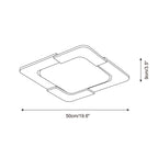Eclora Travertine Ceiling Lamp — product view 6