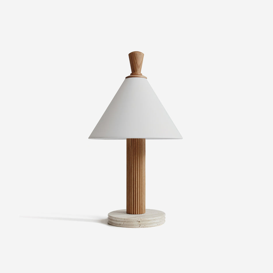 Takumi Travertine Table Lamp — product view 1