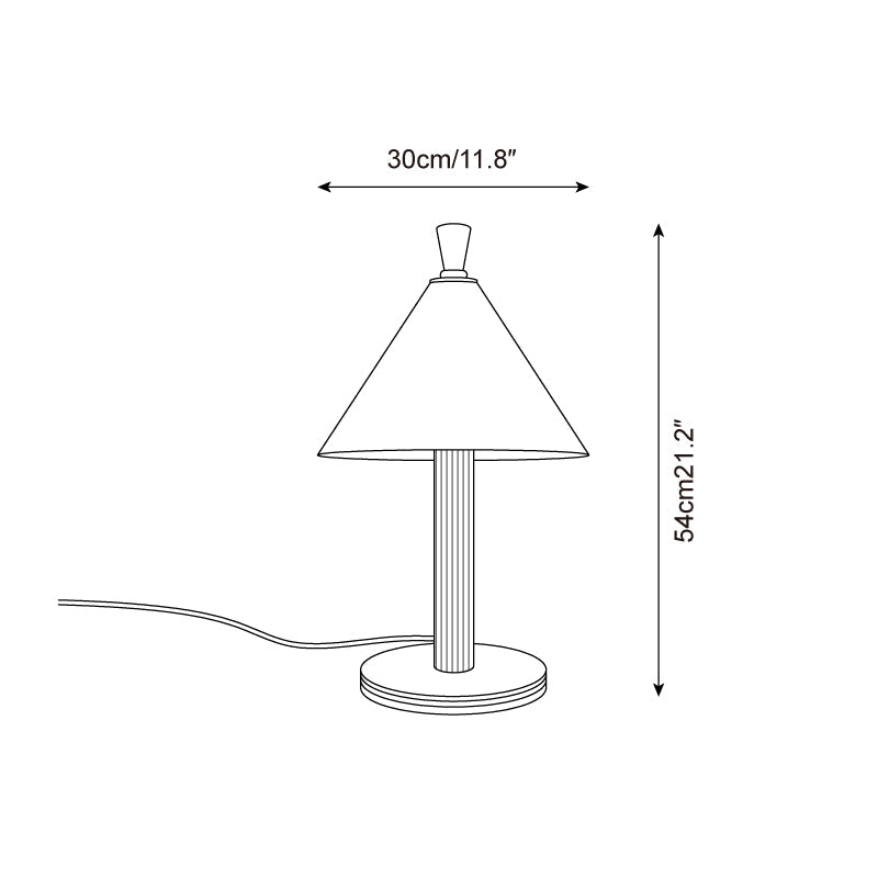 Takumi Travertine Table Lamp — product view 5