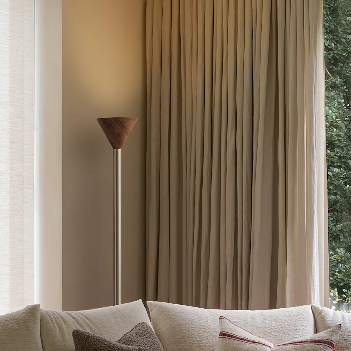 Valton Travertine Floor Lamp — product view 4
