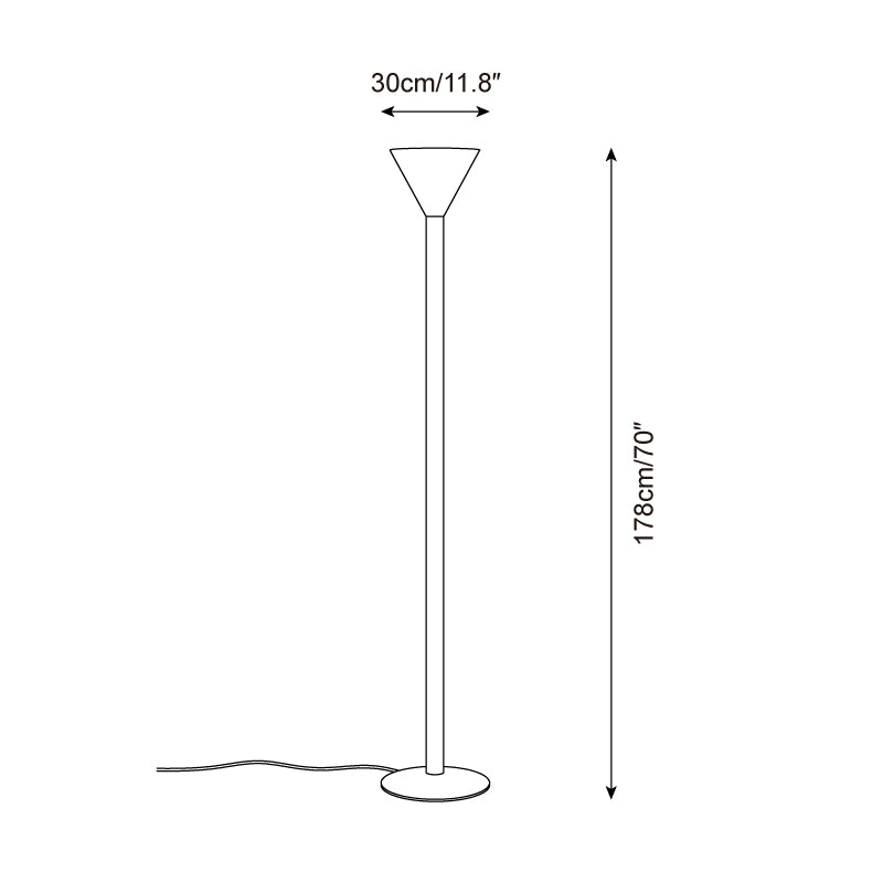Valton Travertine Floor Lamp — product view 5