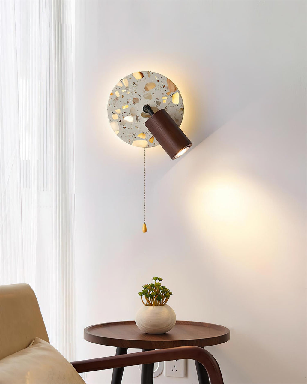 Traviso Wood Wall Lamp — product view 9