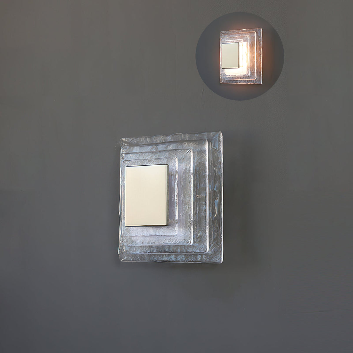 Glacira Glass Wall Lamp — product view 27