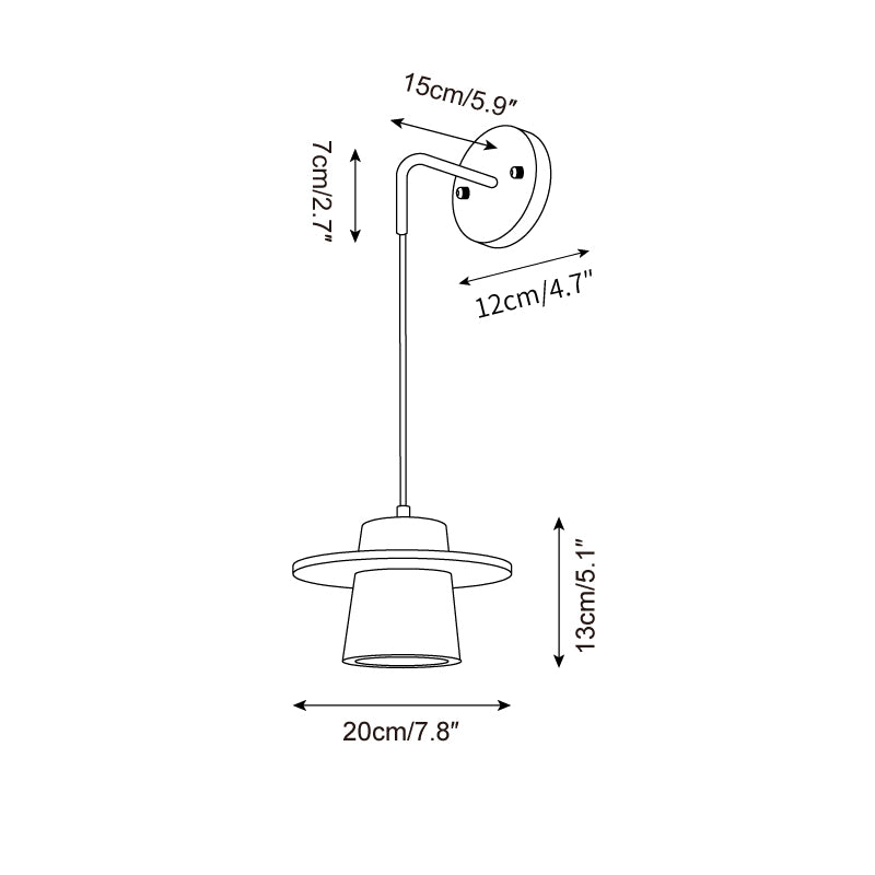 Brivon Travertine Wall Lamp — product view 3