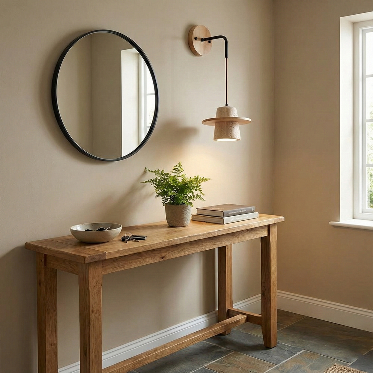 Brivon Travertine Wall Lamp — product view 9