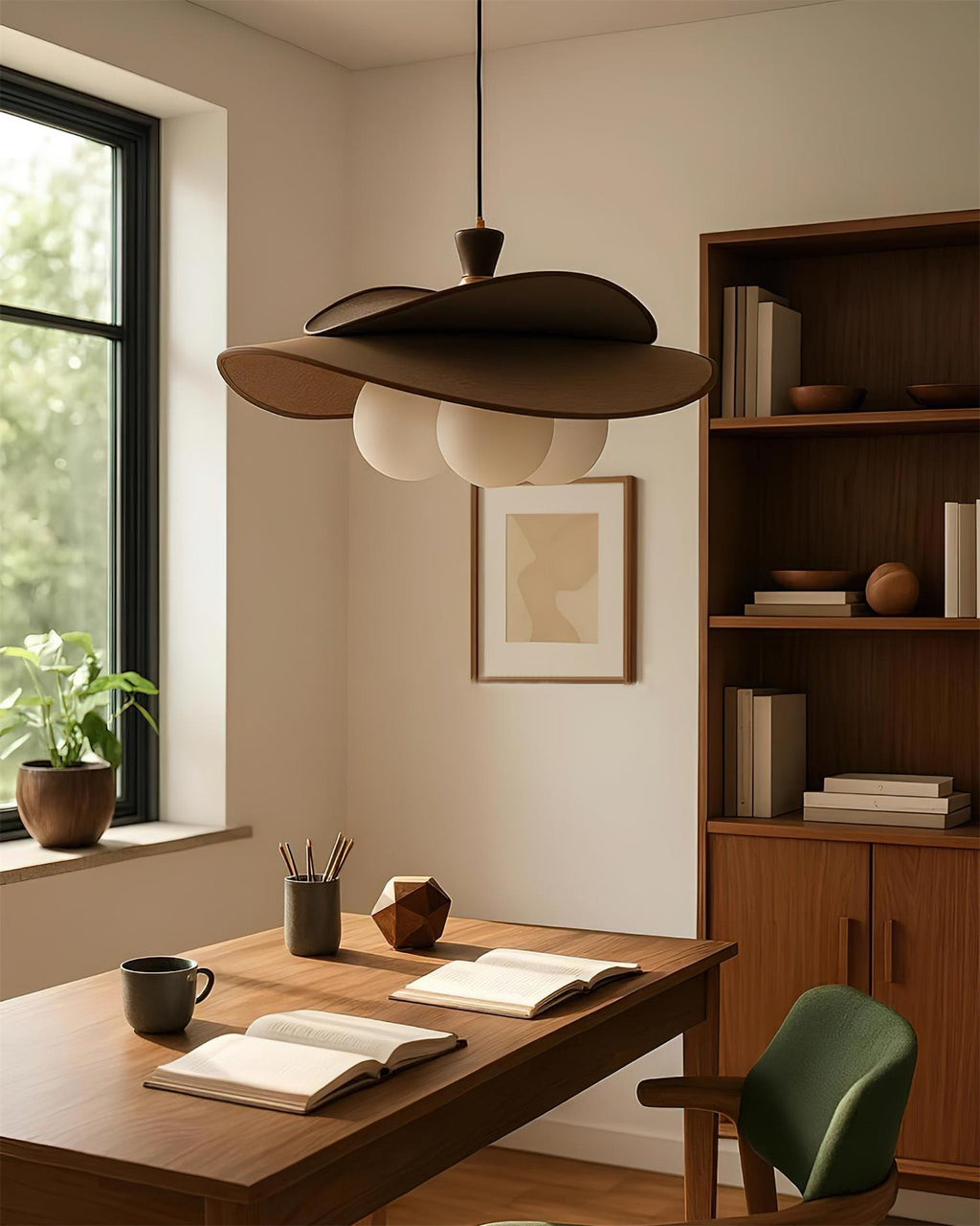 Marilo Wood Pendant Lamp — product view 3
