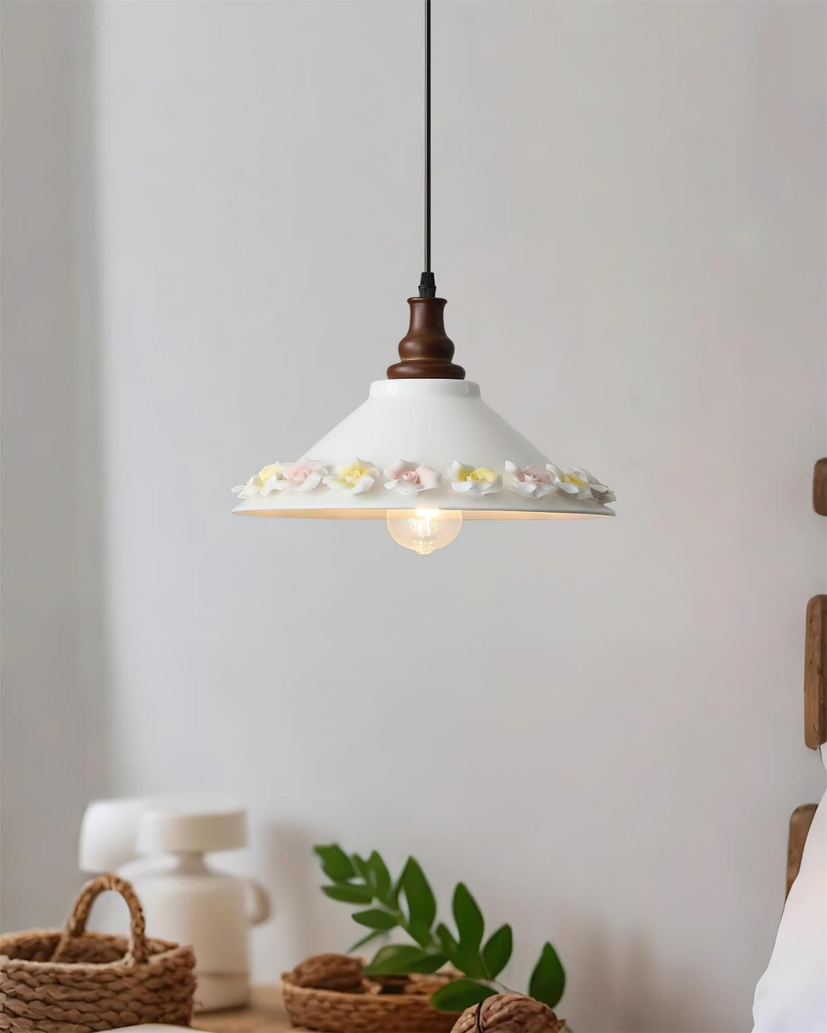 Celiora Wood Pendant Lamp — product view 4