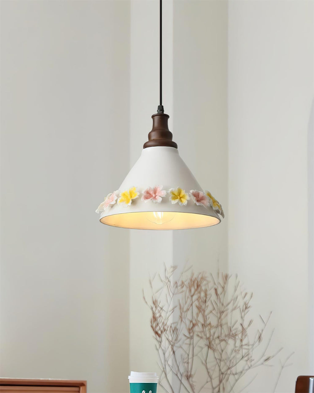 Celiora Wood Pendant Lamp — product view 9