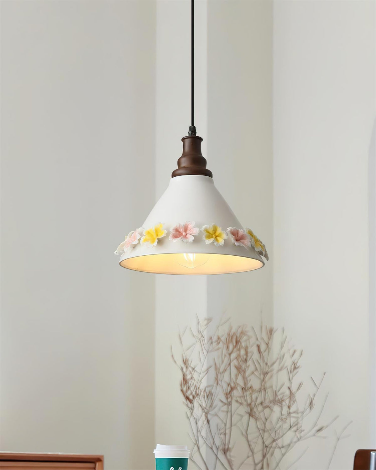 Celiora Wood Pendant Lamp — product view 9