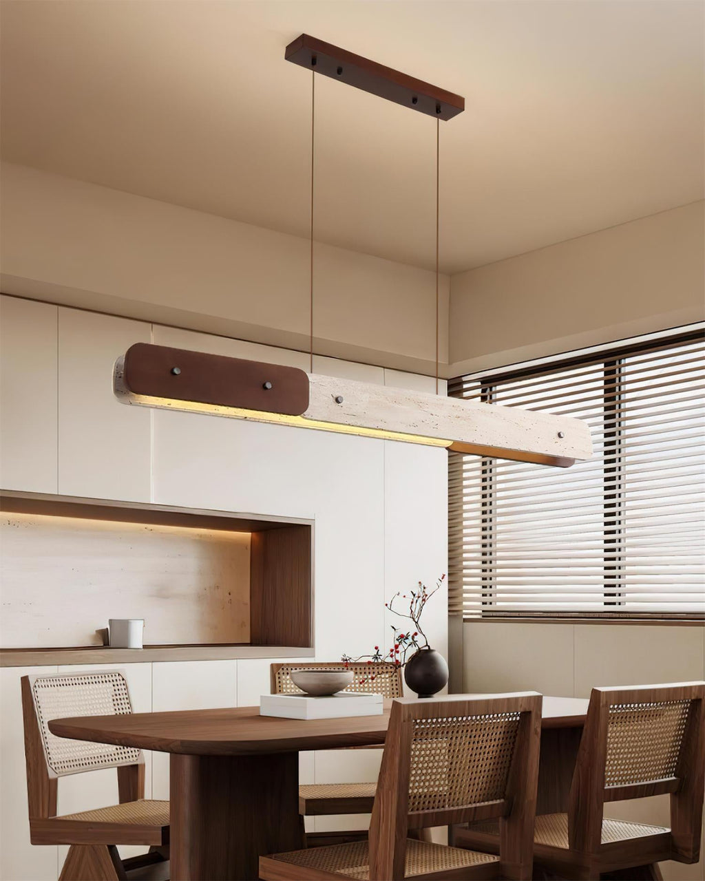Linero Travertine Chandelier — product view 4