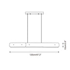 Linero Travertine Chandelier — product view 5