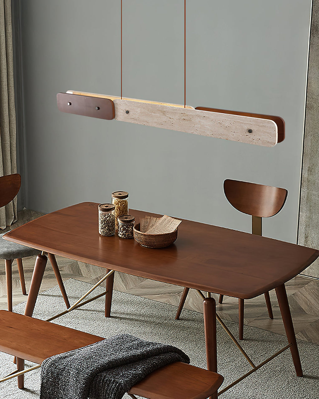 Linero Travertine Chandelier — product view 6