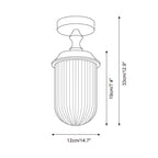 Veyra Glass Ceiling Lamp — product view 5