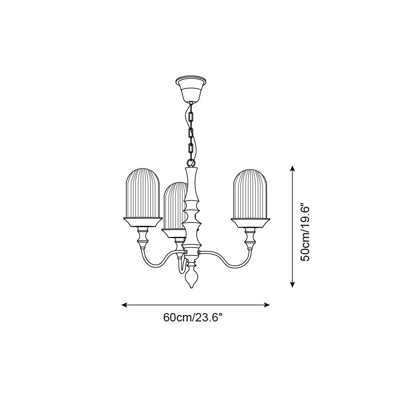Veyra Glass Chandelier — product view 5
