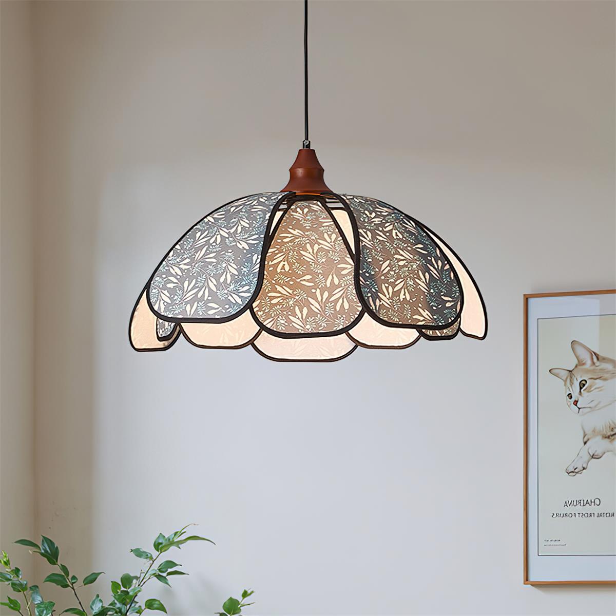 Rosmira Wood Pendant Lamp — product view 2