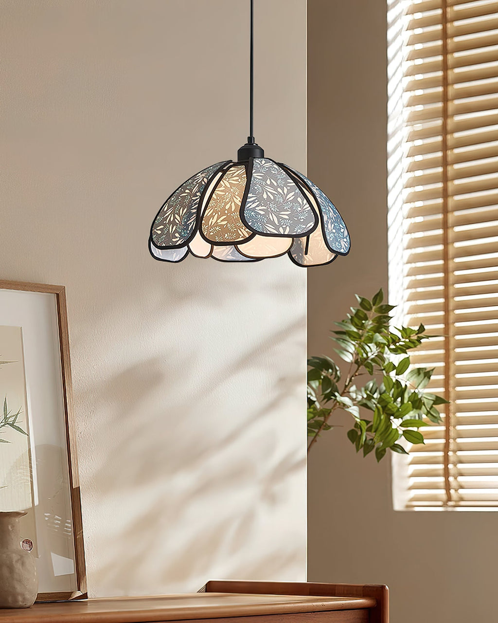 Rosmira Wood Pendant Lamp — product view 3