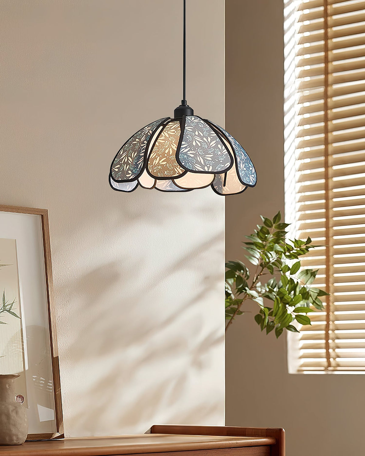Rosmira Wood Pendant Lamp — product view 3