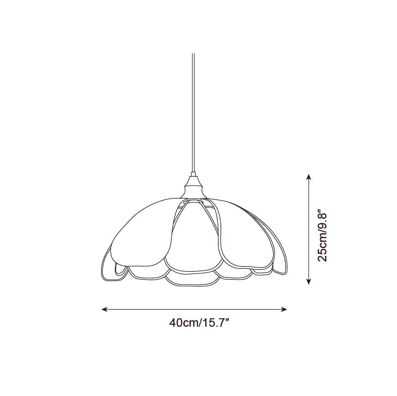 Rosmira Wood Pendant Lamp — product view 8