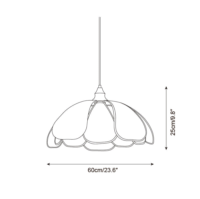 Rosmira Wood Pendant Lamp — product view 10