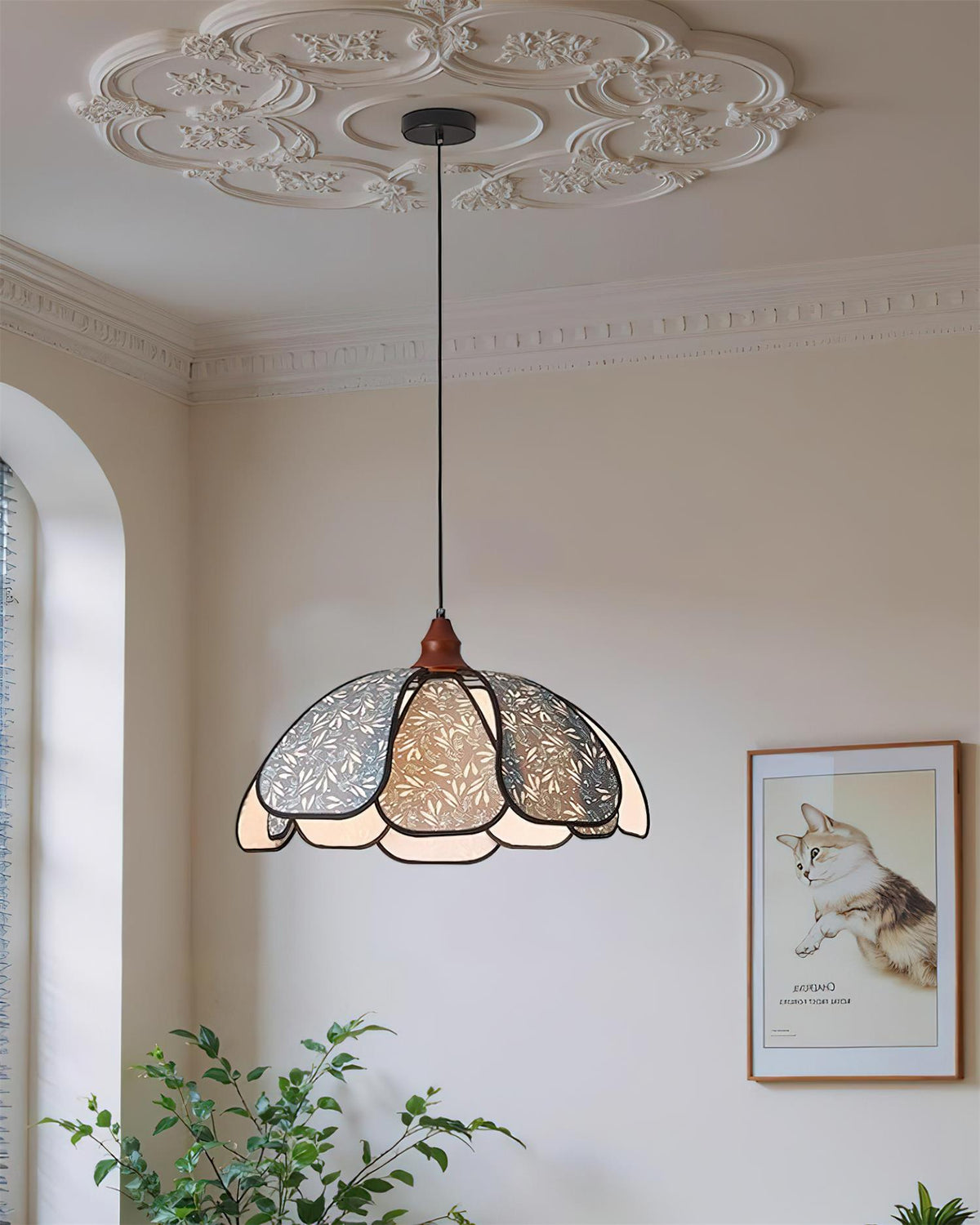 Rosmira Wood Pendant Lamp — product view 14