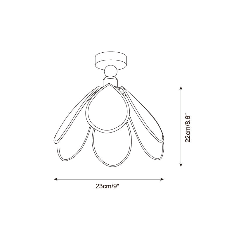 Rosmira Wood Ceiling Lamp — product view 5