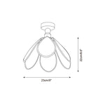 Rosmira Wood Ceiling Lamp — product view 5