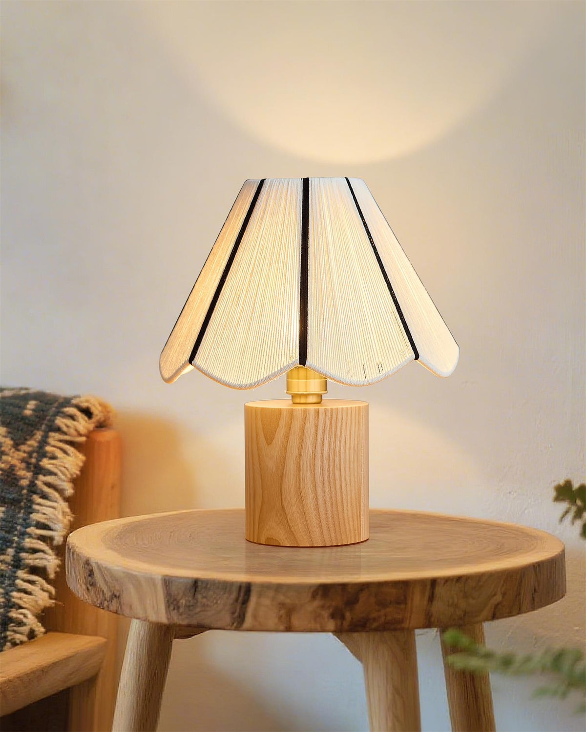 Noraya Wood Table Lamp — product view 3