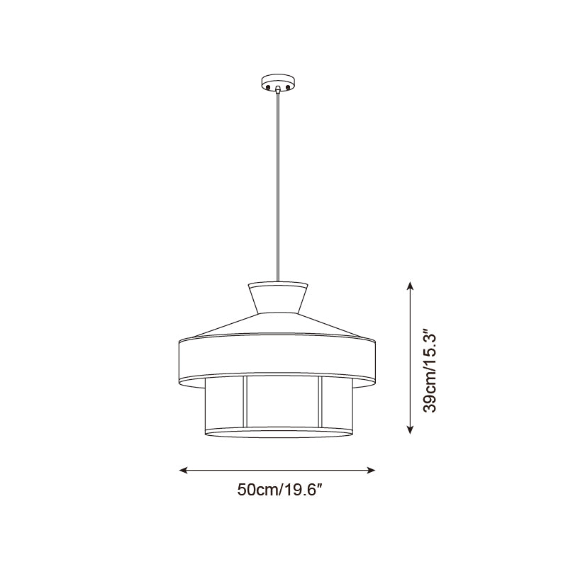 Kyora Metal Pendant Lamp — product view 6
