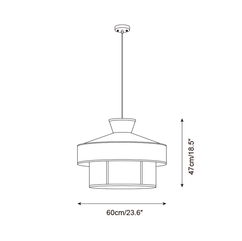 Kyora Metal Pendant Lamp — product view 7