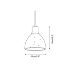 Soraya Travertine Pendant Lamp — product view 5
